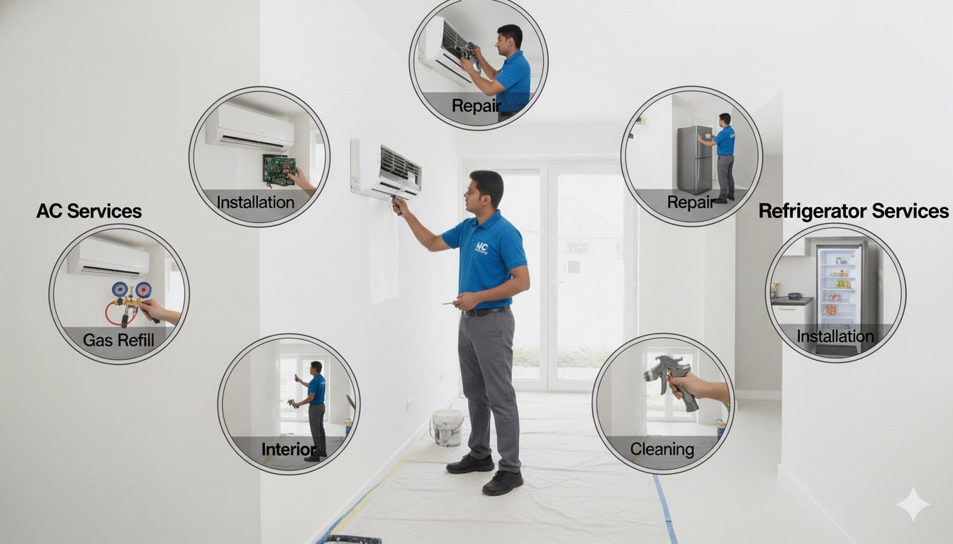 AC & Refrigerator